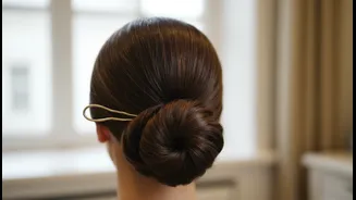 Simple Accessories Let the Classic Low Bun Suit Both Office and Festive Dressing