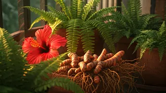 Indian Balconies Need Ferns, Hibiscus And Turmeric