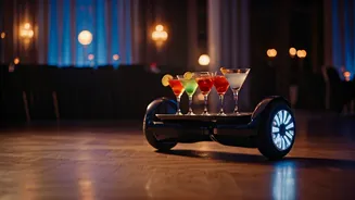 Hoverboard Bartenders Dazzle at Indian Wedding: A Viral Sensation