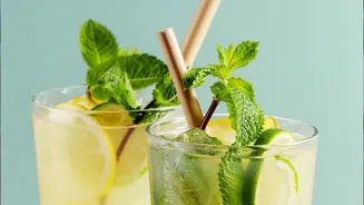 Replace Carbonated Sodas At Festive Parties Easily With Homemade Kokum Coolers And Mint Lemonade