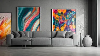 Colour And Big Art Are Beating Grey Blandness