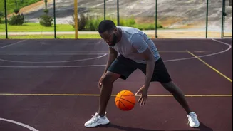 Dribbling a basketball is not just a fun activity