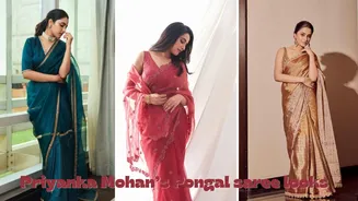 Priyanka Mohan’s saree look captures Pongal perfection; key styles to recreate