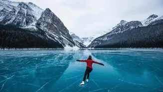 Where to go for frozen lake skating in Africa