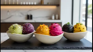 New Dessert Menus Feature Dairy-Free Gelato With Global-Inspired Flavours