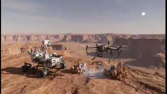 NASA's Seven Mars Robotics Contracts Turns Rovers, Drones and Difficult Terrain into a Bigger Story for Space and Robotics Readers