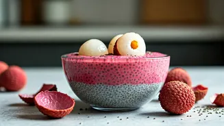The Best Litchi Chia Pudding For Monsoon Energy