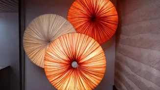 How to create fabric lampshades at home
