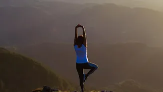 How breath builds Mountain Pose stability