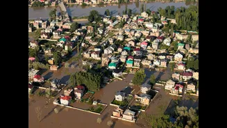 India's split weather right now: flood alerts in one region, heat alerts in another