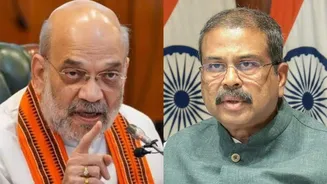 धर्मेंद्र प्रधान ने संसद में गृह मंत्री अमित शाह से की मुलाकात, जानिए कारण