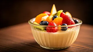 Family Menus Are Bringing Back Fruit Custard