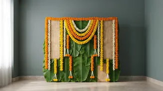 Eco-Friendly Ganesh Chaturthi Puts Natural Materials In Festival Decor In Focus