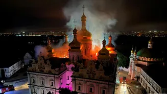 Ataque russo atinge catedral histórica em Kiev