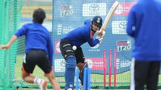 Vaibhav Sooryavanshi gets hit by ball during net practice ahead of 3rd England T20I; visuals surface
