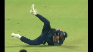 IPL 2026: Video of the Day - Sudharsan's tumbling stunner sends back Rana in Rashid's double-wicket over