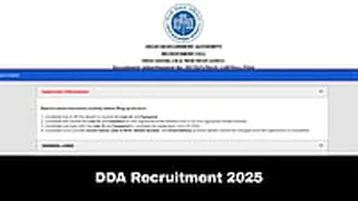 DDA Recruitment 2025: Registration Process For 1,732 Posts Ends Today; Check Eligibility Criteria & Other Details Here