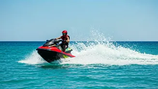 Hrithik Roshan's Mom's Jet Ski Adventure!