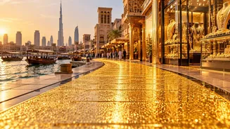 A walk on luxury! Dubai plans 24-carat gold walkway