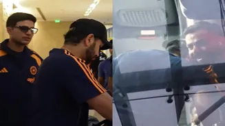 #WATCH: Rohit greets Gill before India’s big tour