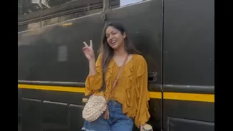 Ishita Dutta Shares First Glimpses From Drishyam 3 Sets, Check Photos Here