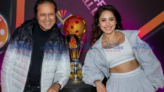 Indian Pickleball League 2025: Nushrratt Bharuccha Shines at the Event, Celebrates with Trophy