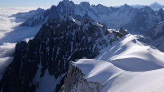 Como o maior pico dos Alpes cresceu ainda mais?