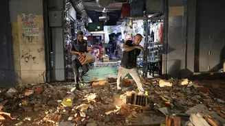 Venezuela Declares Emergency After Twin Quakes Flatten Buildings, Trigger Chaos - Video