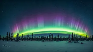 Kriti Sanon and Sister Nupur Experience Finland's Aurora Borealis!