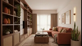 Indian Flats Need Vertical, Warm, Practical Styling