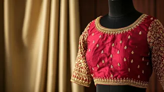 Diwali: Style Plain Sarees with These Blouses
