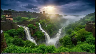 India's Rain-Kissed Forts Offer History, Waterfalls And Stunning Monsoon Views