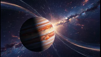 Space-Time Bending Helps Reveal A Faraway Planet