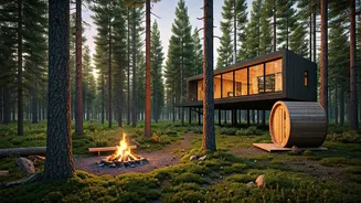 Secluded Idaho Treehouse: 360° Forest Views, Sauna & Fire Pit on 13 Acres!