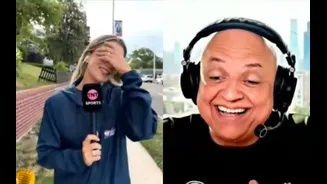 Repórter da TNT Sports não percebe rato em entrada ao vivo e choca André Henning