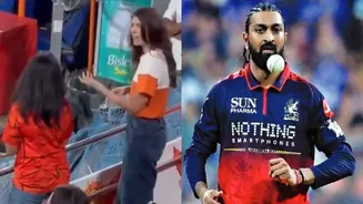 Watch : Kavya Maran's priceless reaction to Krunal Pandya's bouncer takes spotlight