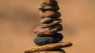 Stone Balancing As A Focus And Coordination Activity Puts The Spotlight On Patience
