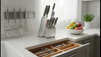 Small Kitchens Benefit From Fewer Duplicates And Better-Defined Homes For Tools
