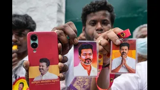 Blowing Whistles, Embraces: TVK Chief's Family Celebrates After Vijay's Stunning Debut