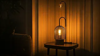 Replace Stark White Bulbs With Warm Amber Ambient Lights