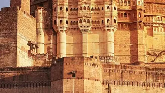 Seven Indian Forts Balance Monumental Scale With Fine Decorative Detail