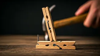 Hammering Safely: The Humble Clothespin as Your Finger's Workshop Guardian