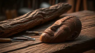 Crafting African Tribal Masks from Driftwood: A Step-by-Step Guide