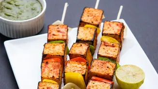 Smart Street Food Swaps Easy Air-Fried Paneer Tikka And Nutritious Millet Bhel