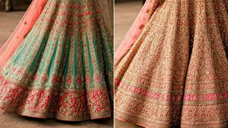Shanaya Kapoor Wows in Floral Lehengas