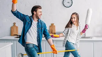 Dividing Household Work Can Reduce Friction During Packed Weeks And Relationship Habits Work Best When Both Partners Help Shape Them Keep The Headl...