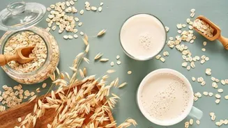 Swap your coffee for this oat milk latte