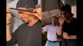 Shah Rukh Khan Spotted in Stylish Black Outfit