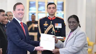 US Ambassador Sergio Gor presents credentials to President Murmu