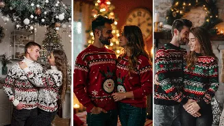 Christmas 2025: Cosy yet classy couple outfit ideas for stylish holiday